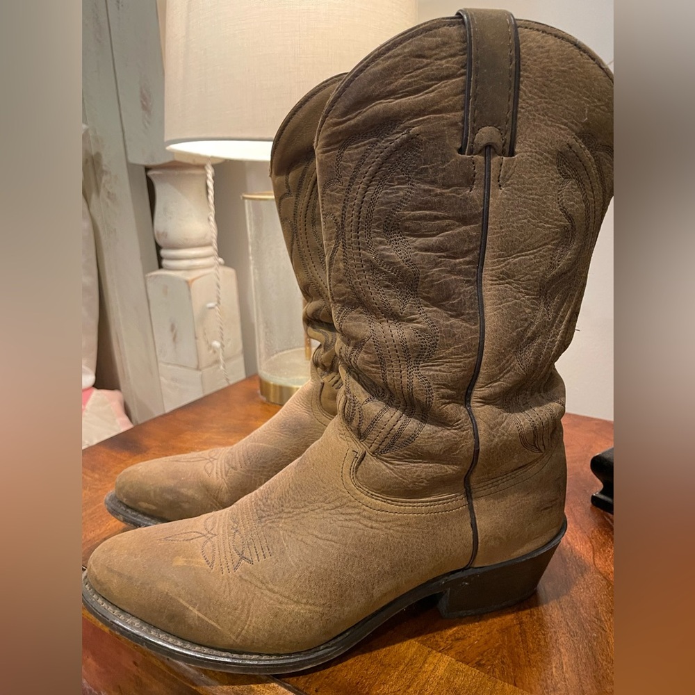 Authentic Western Leather Boots